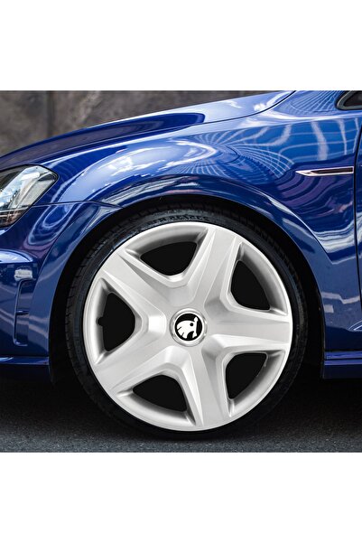 Alanucuzluk Skoda Fabia 14 Inç Uyumlu Jant Kapağı 4'lü Takım Gri 1514