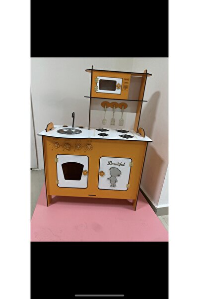 bahadır grup Ahşap Oyuncak Mutfak 100x80 Ebat 6 Mm Kalınlık
