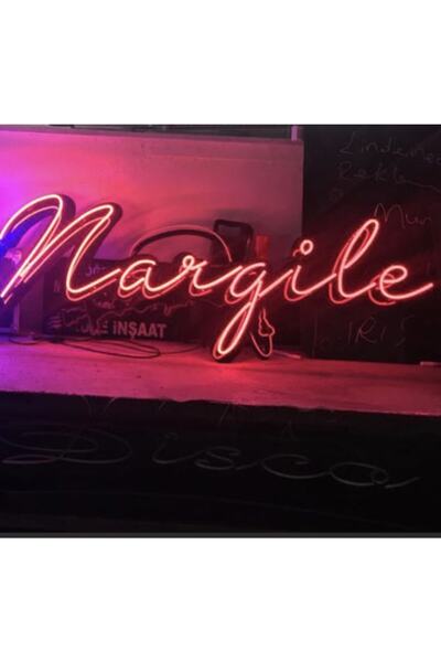 ARYA LİNA DESİGN Nargile Yazı Neon Led