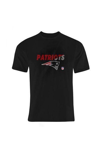 usateamfans Ανδρικό μπλουζάκι New England Patriots Blue διάτρητο