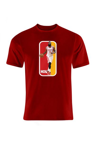 usateamfans Ανδρικό μπλουζάκι James Harden Red Dribbling