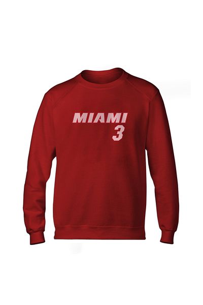 usateamfans Мъжки червен суитшърт Dwyane Wade