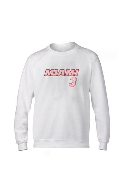 usateamfans Мъжки червен суитшърт Dwyane Wade