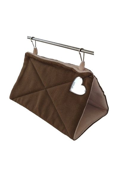 Akat Cosy Pretty Budgie Sleeping Hammock Brown