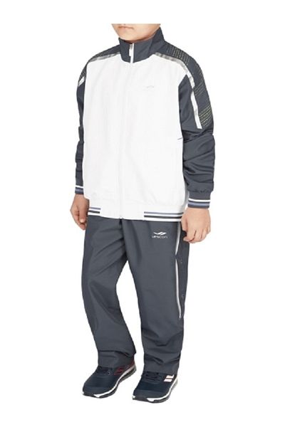 Lescon L-3007 Παιδική φόρμα τένις White Anthracite
