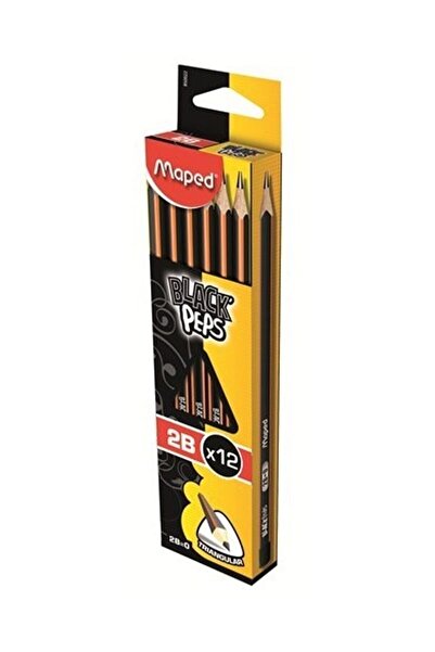 Maped Maped 850022ZV BLACK PEP'S 2B 12'li