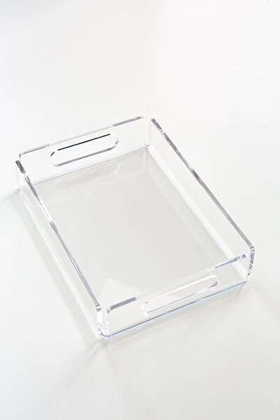 Queen Bee İstanbul Transparent Plexiglass Tray 30cm X 22cm