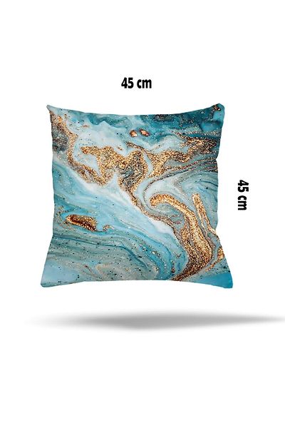 on the clouds Geometric Tie-Dye Patterned - Hidden Zippered Throw Pillow Cover Seat Pillow