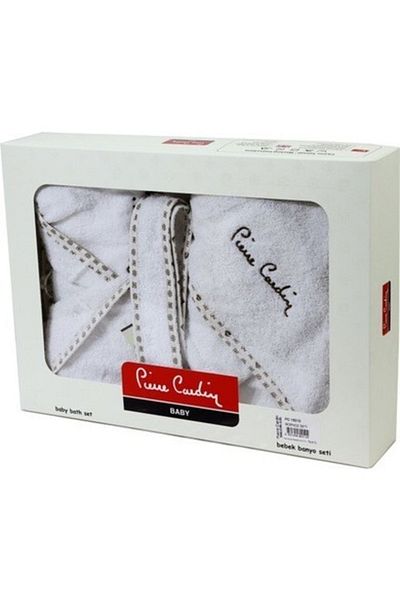 Pierre Cardin طقم روب حمام إكرو
