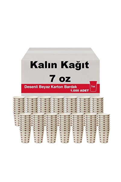 TABAKGROUP Kalın Kağıt 7 Oz - 1.000 Adet Karton Bardak