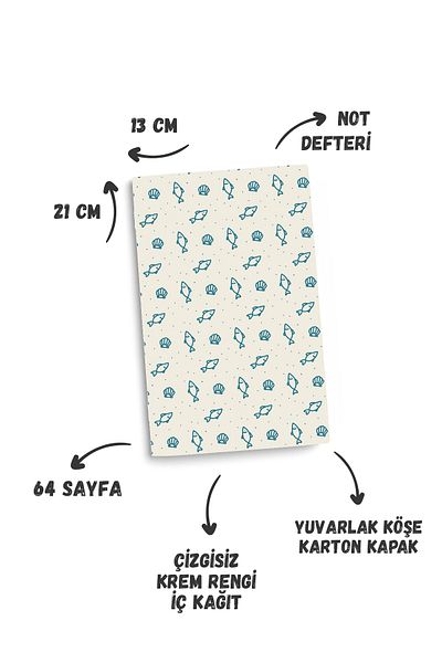 CoNotes Unlined Notepad Set of 3 13x21cm