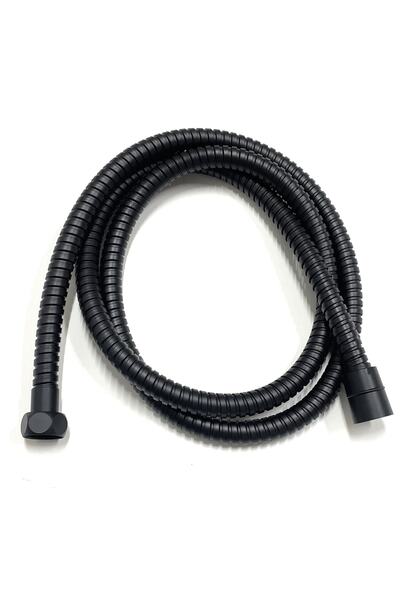 Eca Ar Paslanmaz Duş Hortumu (150 Cm.)- Siyah