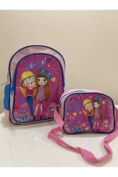 öykümgaleria Set ghiozdan și cutie de prânz pentru fete