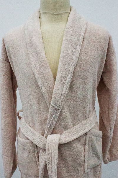 DURNES Gala Series Gentle Bathrobe Salmon (100% Cotton)