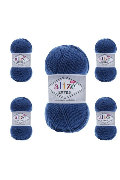 Alize Extra Hand Knitting Yarn 5 Συσκευασία 100 gr X 5 Τεμάχια