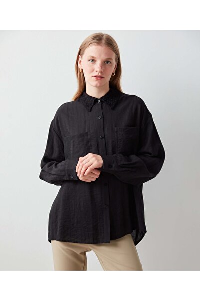 İpekyol Kroşe Mix Gömlek