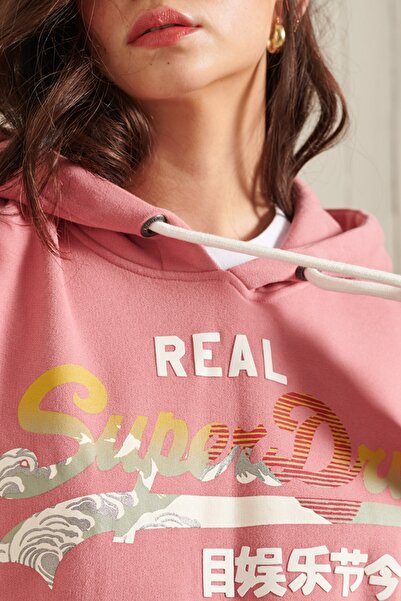 SUPERDRY Sweatshirt - Rosa - Regular Fit