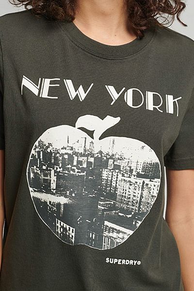 SUPERDRY T-Shirt - Schwarz - Regular Fit