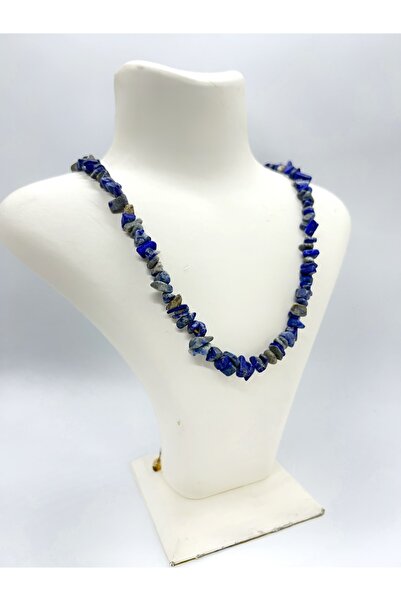 Mucize Taş Doğal Taş Sodalit El Yapımı Kolye