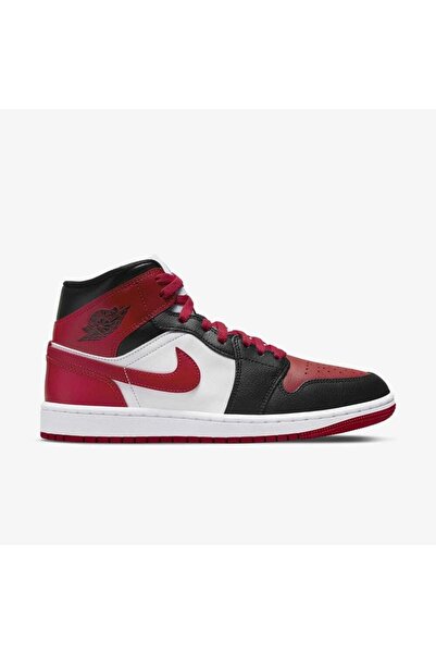 Nike Air Jordan 1 Mid Alternate Bred Toe Sneaker Bq6472-079