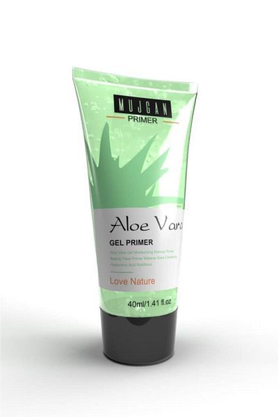 MUJGAN 40 Ml Aloe Vera Content Makeup Base Tube