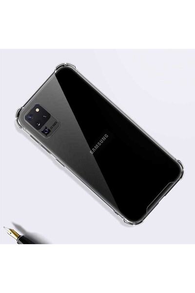 HTstore جراب Samsung Galaxy S20 Ultra متوافق مع Nitro Anti Shock Silicone عديم اللون
