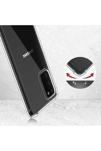 HTstore حافظة سامسونج جالاكسي A31 متوافقة مع نيترو مضادة للصدمات سيليكون عديم اللون