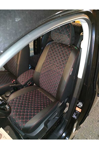AKINCI 2015-2020 Volkswagen Caddy - 2+1 Black Floor Embroidered Back Back Leg...