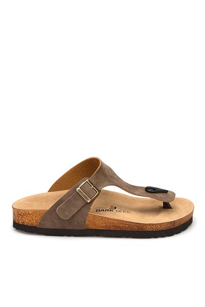 DARK SEER Mules - Brown - Flat