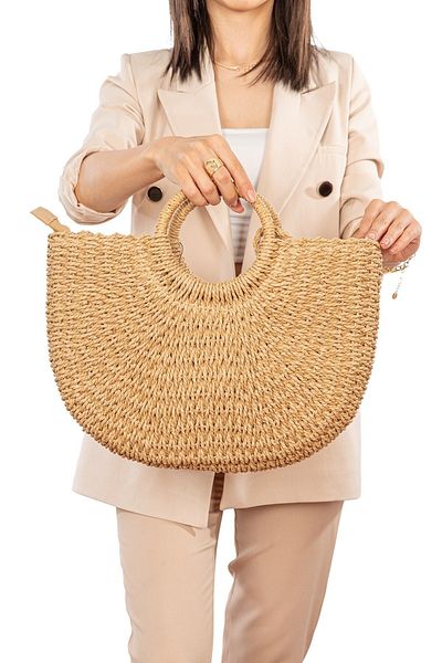 Matthew Cox Τσάντα Matthewcox Camel Straw - Hsr1105