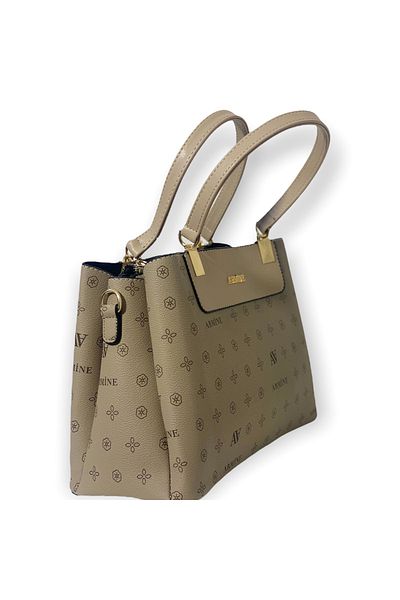 Armine 206 Sleeve Bag Mink Printed