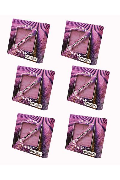MonaRoza 4-Piece Lavender Soap Set 6-Piece (6 Boxes X 4x75 Gr)