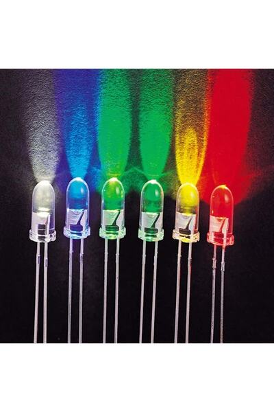 HI - LED Hi-led 4.8mm Turuncu Mantar Led - 10 Lu Paket Halinde