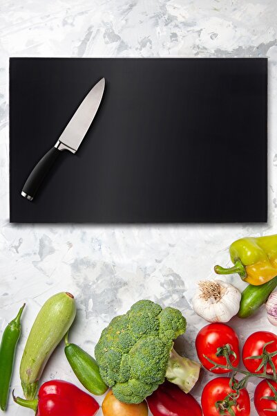 enc home Black Cutting Board And Presentation Tray