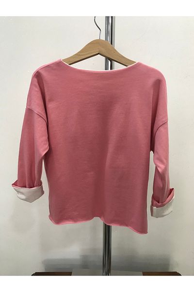 Çikoby Girl's T-Shirt with Flower Accessories