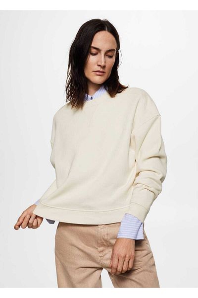 MANGO Woman Sweater with Elastic Edges