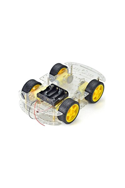Arduino Emes Robotik 4wd Araç Şase Seti