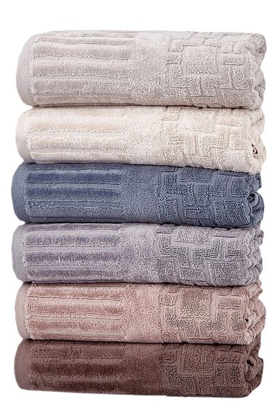 DURNES Premium Bath Towel 70x140 Cm Pack of 6 (100% Cotton)