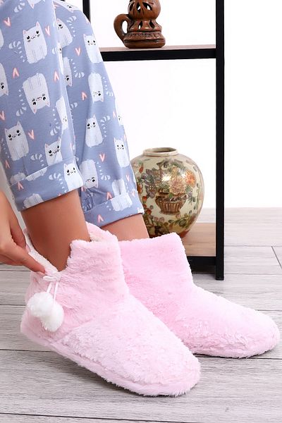 Wordex Rd B307 Chinchila Γυναικείες Παντόφλες Home Boots Home Shoes