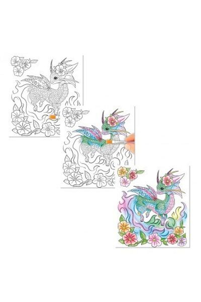 Top Model Watercolor Book Dragon Love