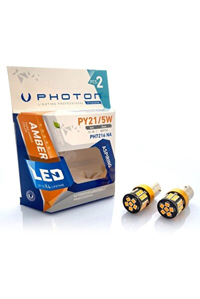 Photon P21/5w Amber 1016 Çift Duy Led Ampul