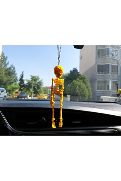 Rex Aksesuar Sarı Araba Uyumlu Süsü