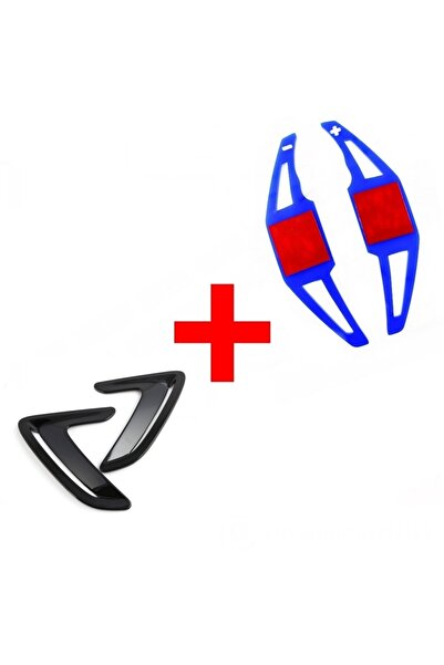 Genel Markalar Seat Ibiza Uyumlu F1 Kulakçık Pedal Shift Mavi Ve Çamurluk Ven...
