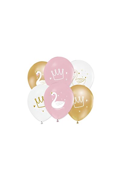 Mini Parti ميني بارتي ستور سوان مطبوعة 10 قطع بالون