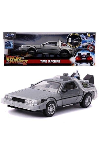 scntoys 1:24 Back To The Future & Time Machine Model Araba Geleceğe Dönüş Böl...