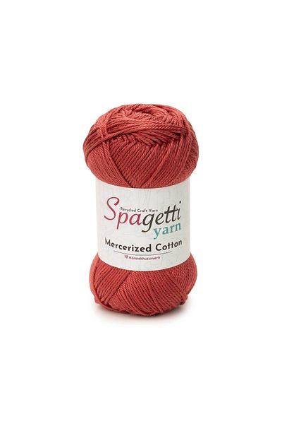 Spagettiyarn Πλεκτό νήμα από βαμβακερό καρμέν Mercerized