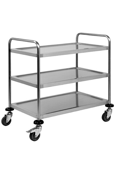 Genel Markalar 7539 Servis Arabası 3 Katlı Paslanmaz