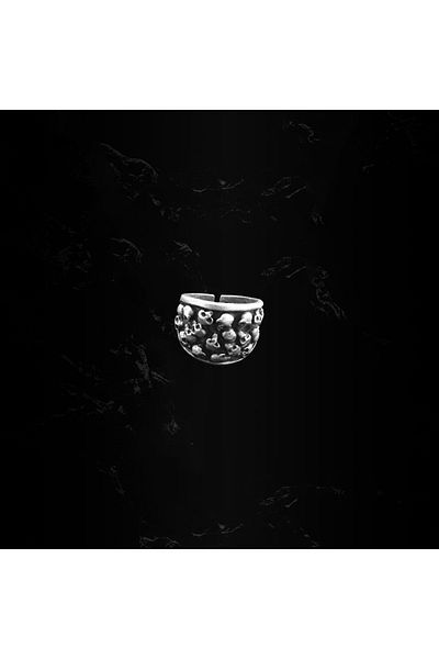 Touz Ery Multiple Skulls 2 - Adjustable Shoe Ring