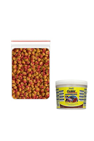 Tetra Cichlid Colour Mini Pellets 50gr Balık Yemi (AÇIK)