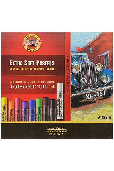 Koh-i Noor Toison D'or Extra Soft Pastel Boya (KALIN) 24 Renk